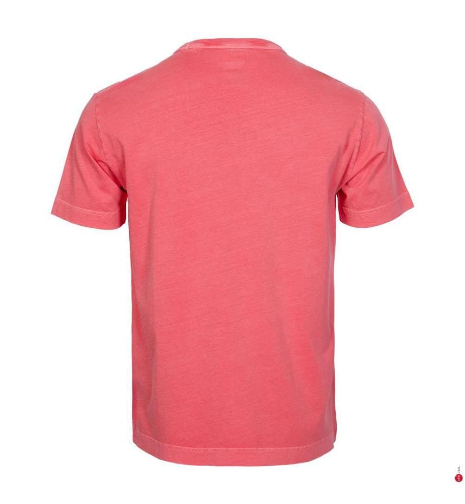 T-Shirt Sunfaded - Rouge pastèque