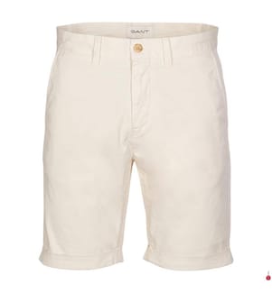 Short chino Sunfaded Regular Fit - Crème
