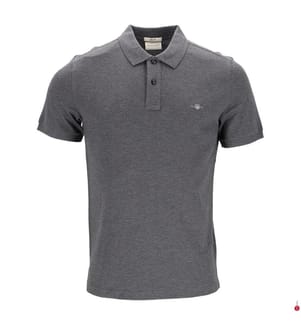 Polo Slim Shield - Grigio scuro
