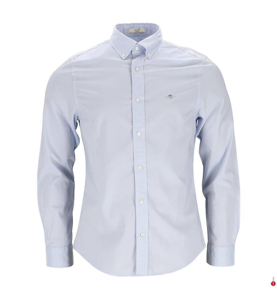 Camicia classica slim - Azzurro