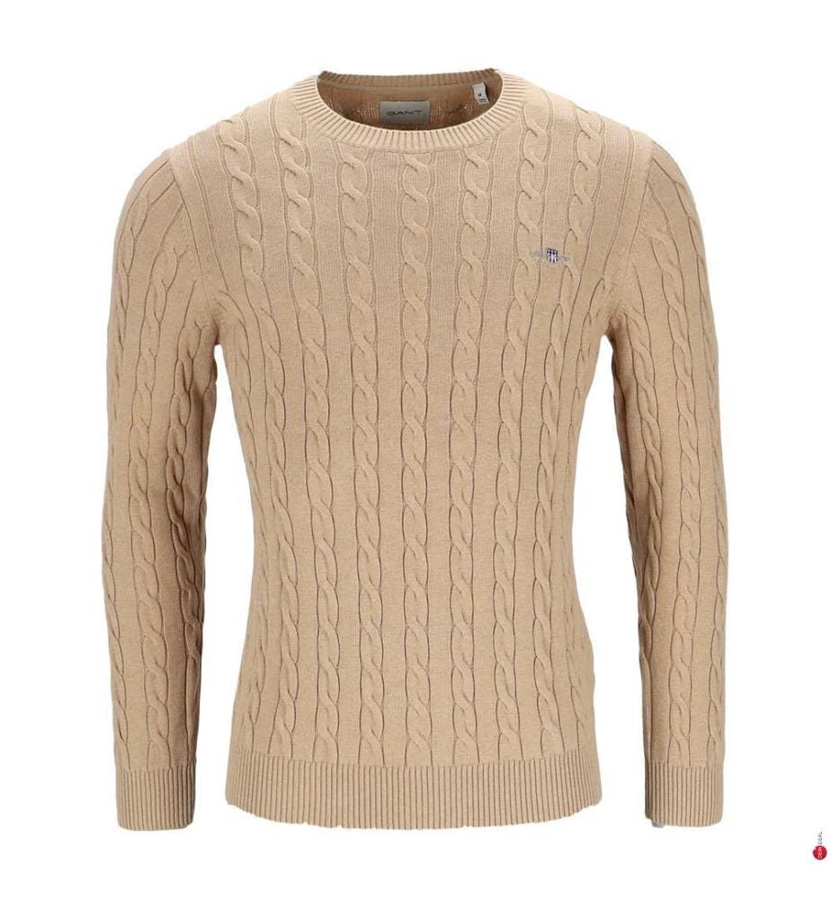 Pull Torsadé - Beige