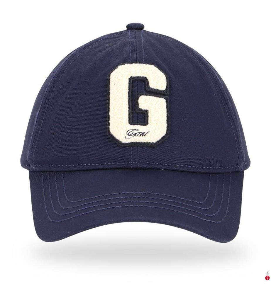 Cappello con distintivo - Blu scuro