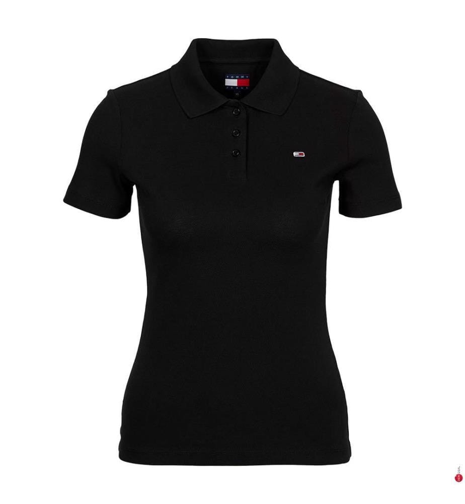 Poloshirt 1985 Slim Fit - Schwarz