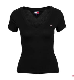 T-Shirt Slim Fit - Schwarz