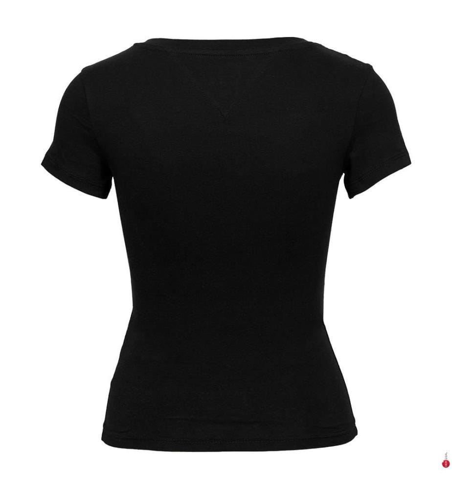 T-Shirt Slim Fit - Schwarz