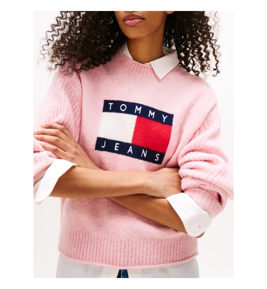 Pull – Rose chiné