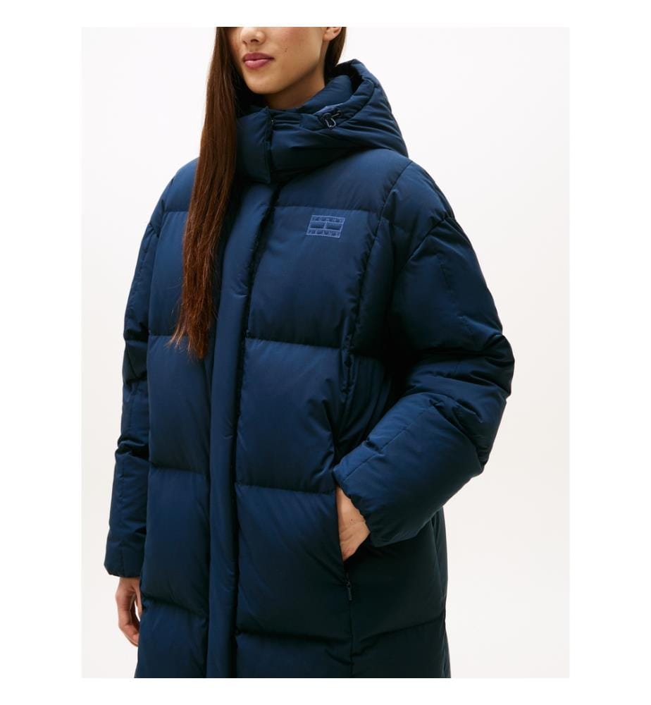 Doudoune Longue Matelassée Alaska  - Bleu Foncé