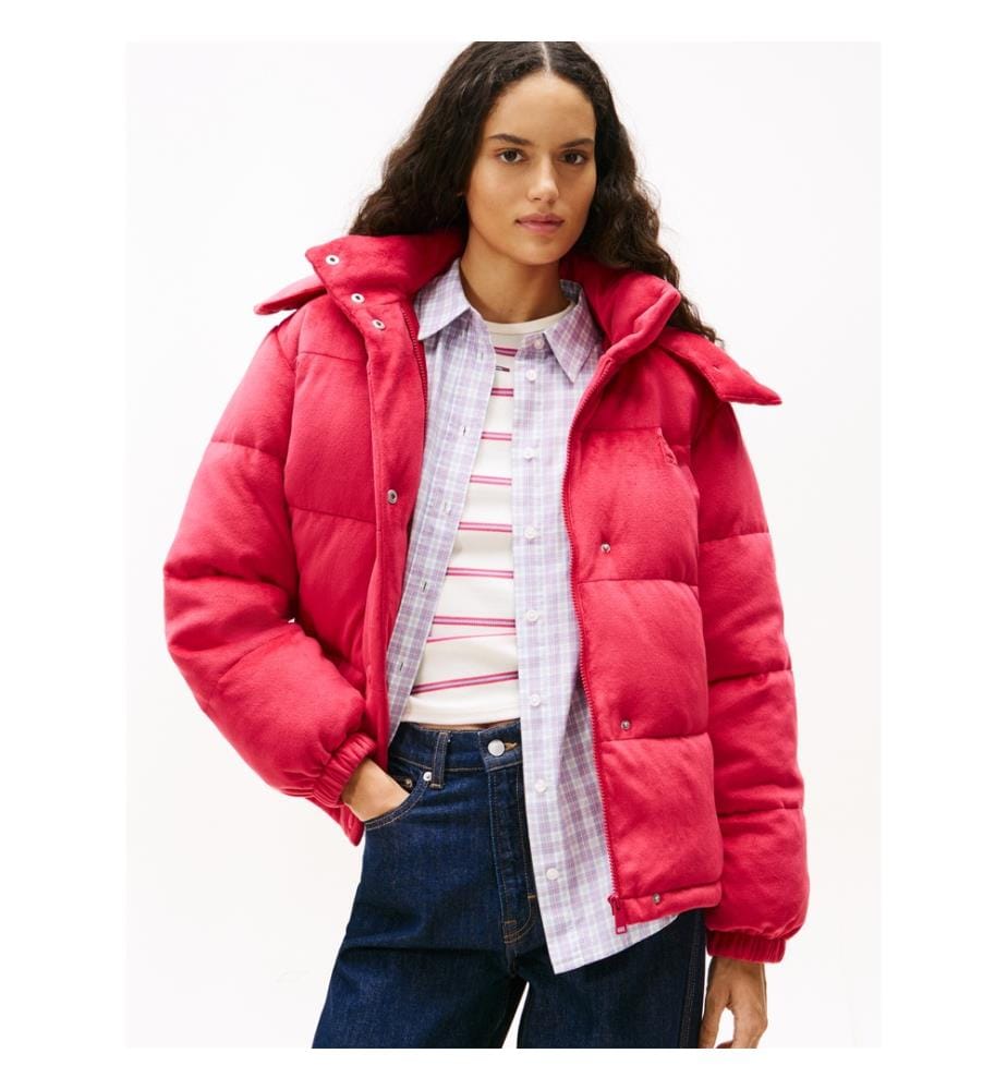 Daunenjacke Fuchsia - Rot