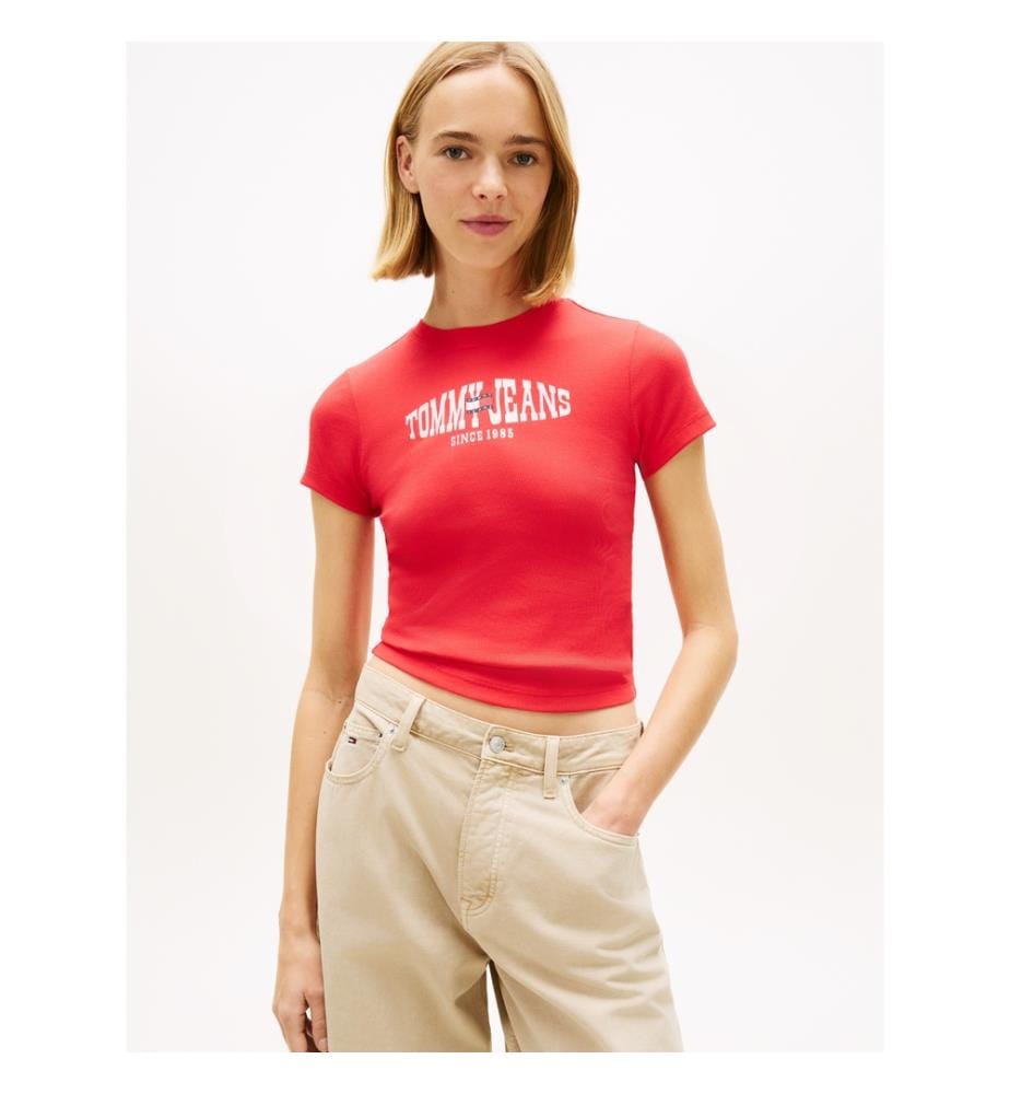 Maglietta slim fit - Rosso