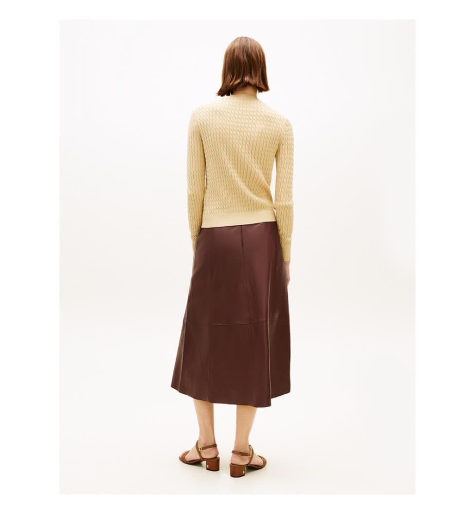 Maglione a cavi - Beige