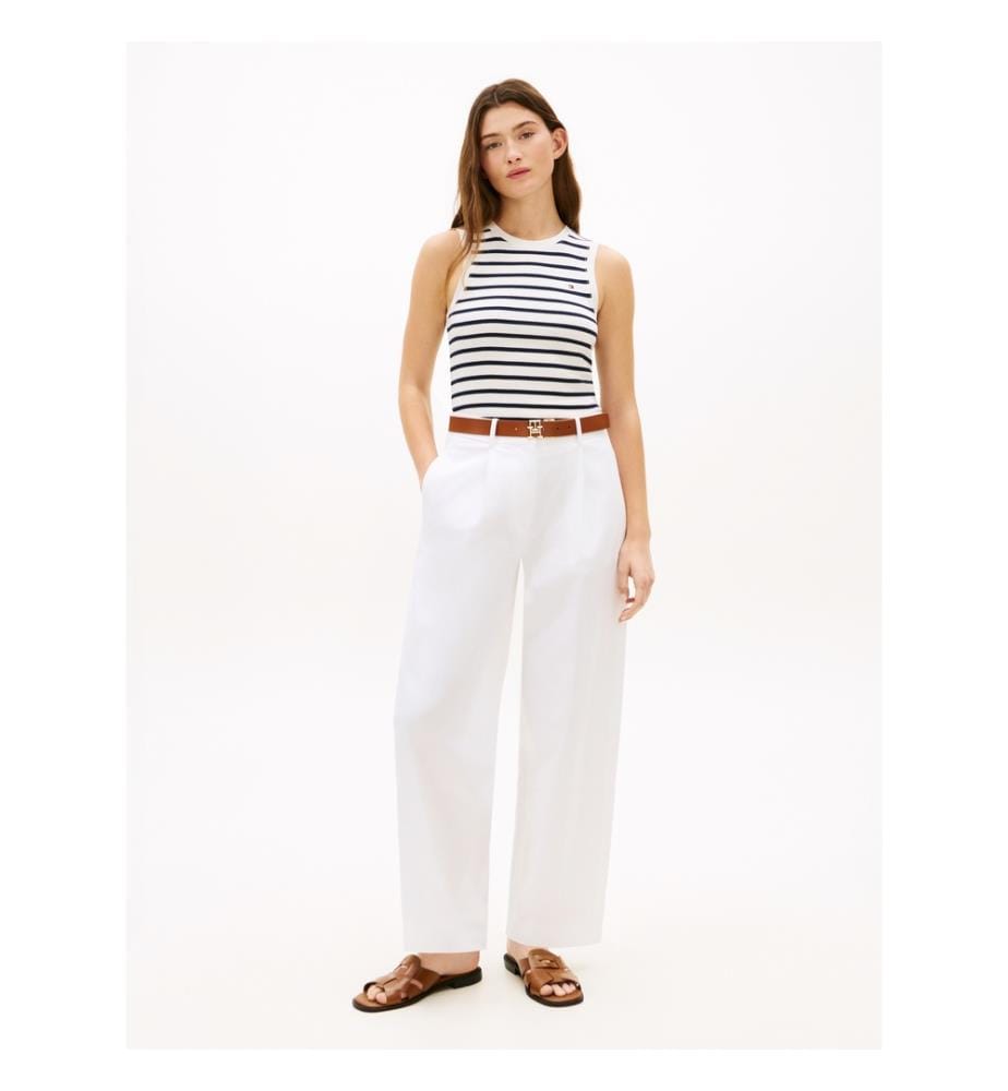 Débardeur Slim - Marine/Blanc