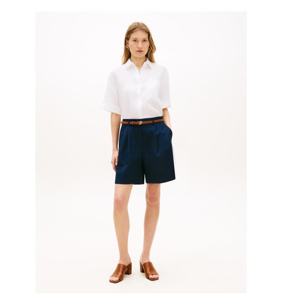 Camicia in lino - Bianco
