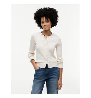 Cardigan en Maille - Blanc