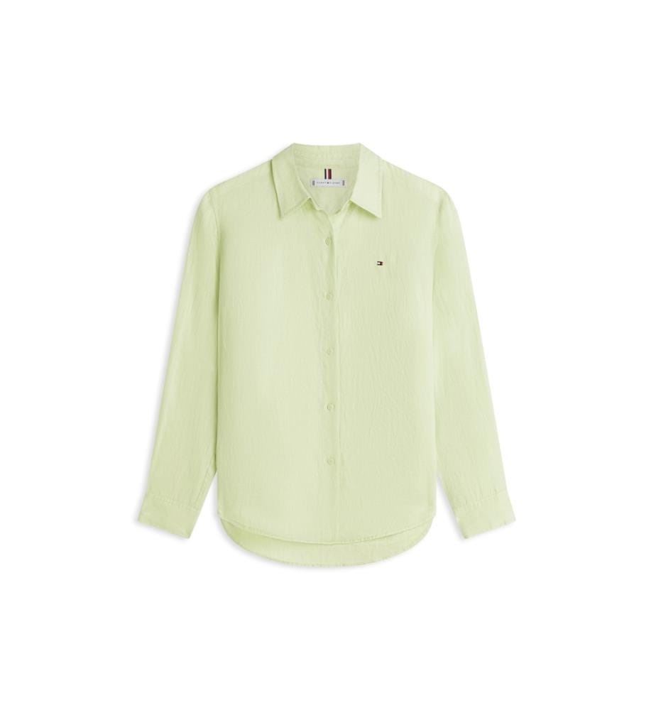 Camicia in lino - Verde chiaro