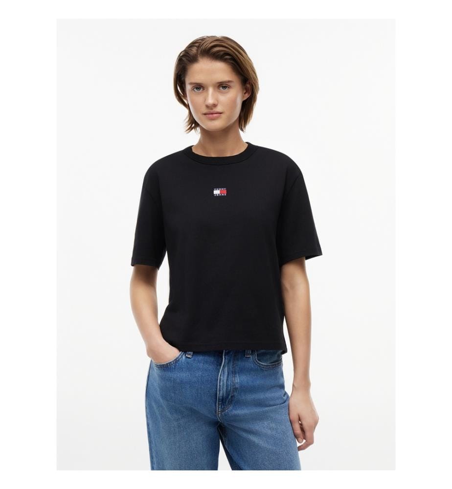 T-Shirt Badge Tee EXT - Schwarz und Silber