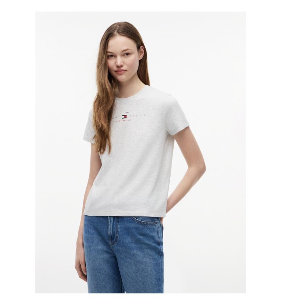 T-Shirt Linear Ss Tee - Creme