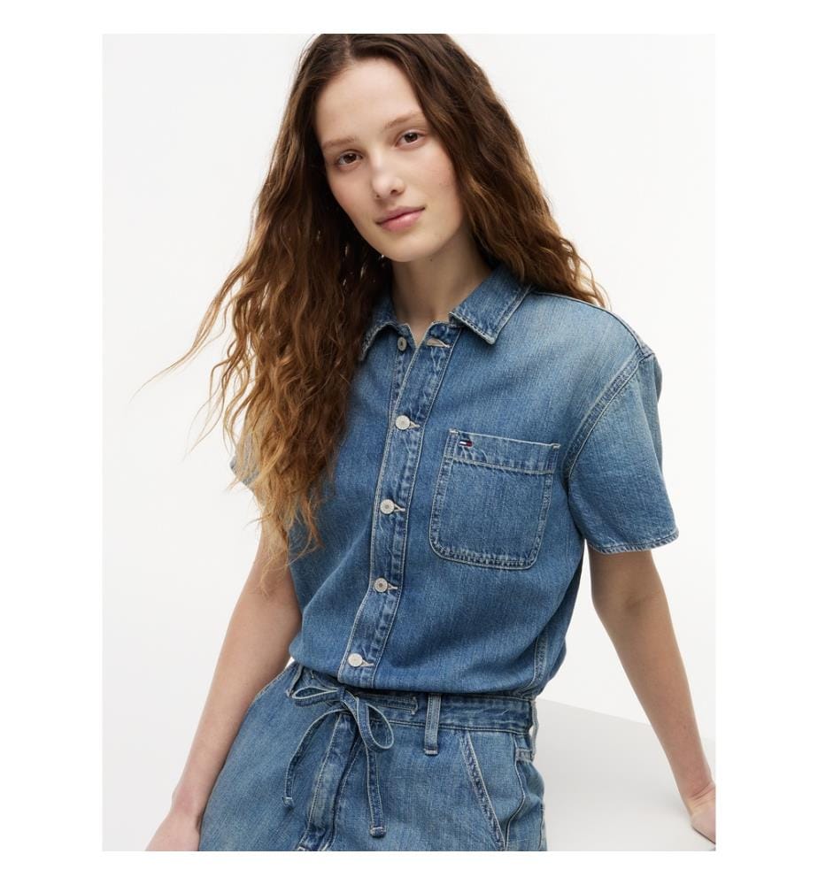Jeans-Playsuit – Blau