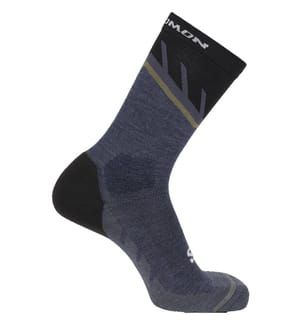 Chaussettes Speedcross Crew R+L - India & Noir & Dried Herb