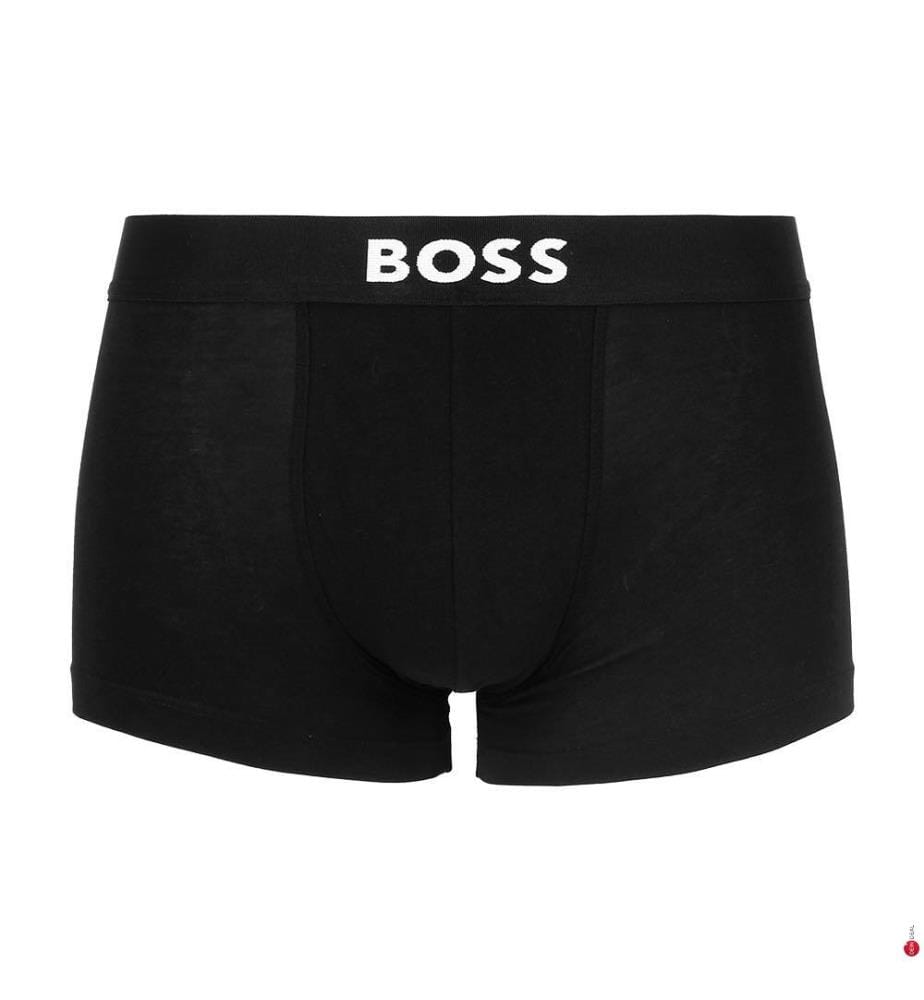 Set di 3 boxer in cotone elasticizzato con logo - Nero e Verde