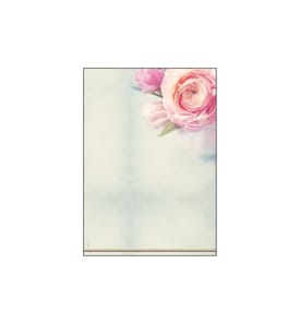 SIGEL - Papier à motif Rose Garden A4, 50 feuilles