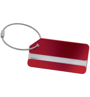 SIGEL - Badge nominatif Office 8 x 4 x 0,8 cm, rouge