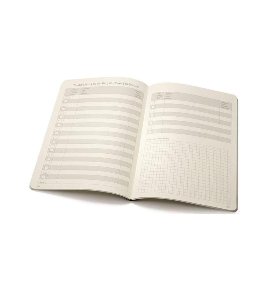 SIGEL - Carnet de notes Conceptum flex A5, quadrillé, brun clair