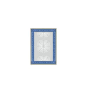 SIGEL - Papier à motif Sécurité A4, 185 g, 20 feuilles, bleu