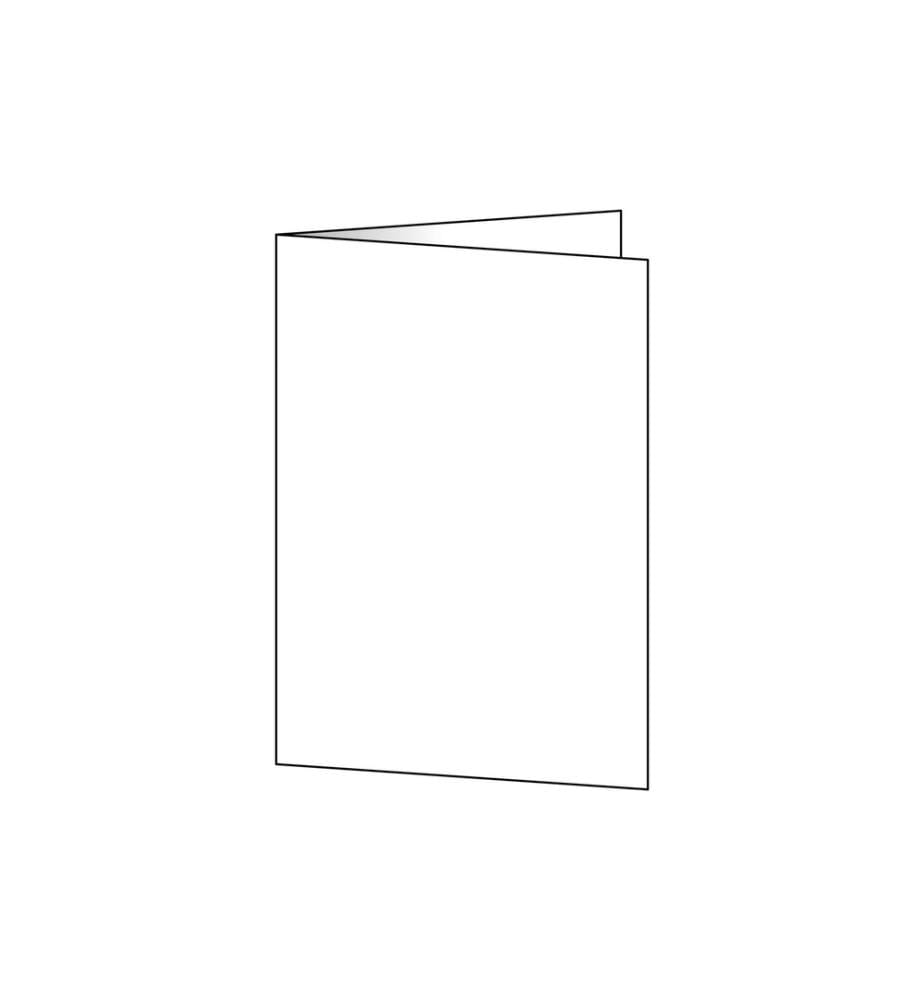 SIGEL - Blankokarte A5 (A4), 20 Blatt, Weiss