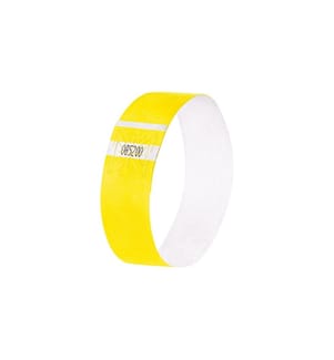 SIGEL - Bracelets événementiels Super Soft 25.5 x 2.5 cm, 120 feuilles, jaune fluo