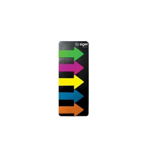 SIGEL - Marque-page Grande flèche 125 pièces, multicolore