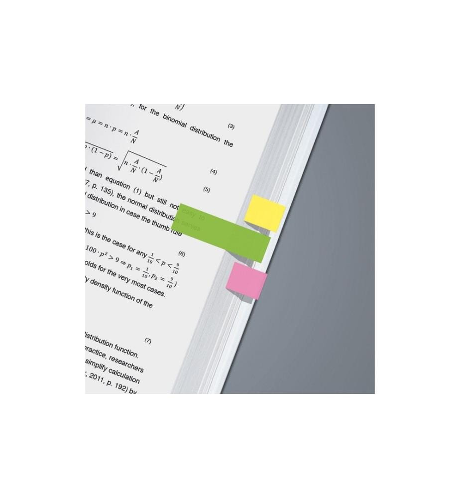 SIGEL - Marque-page Brillant Mini 200 pièces, multifibres