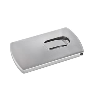 SIGEL - Étui pour cartes de visite  Snap 6 x 10.1 x 1.1 cm, argenté