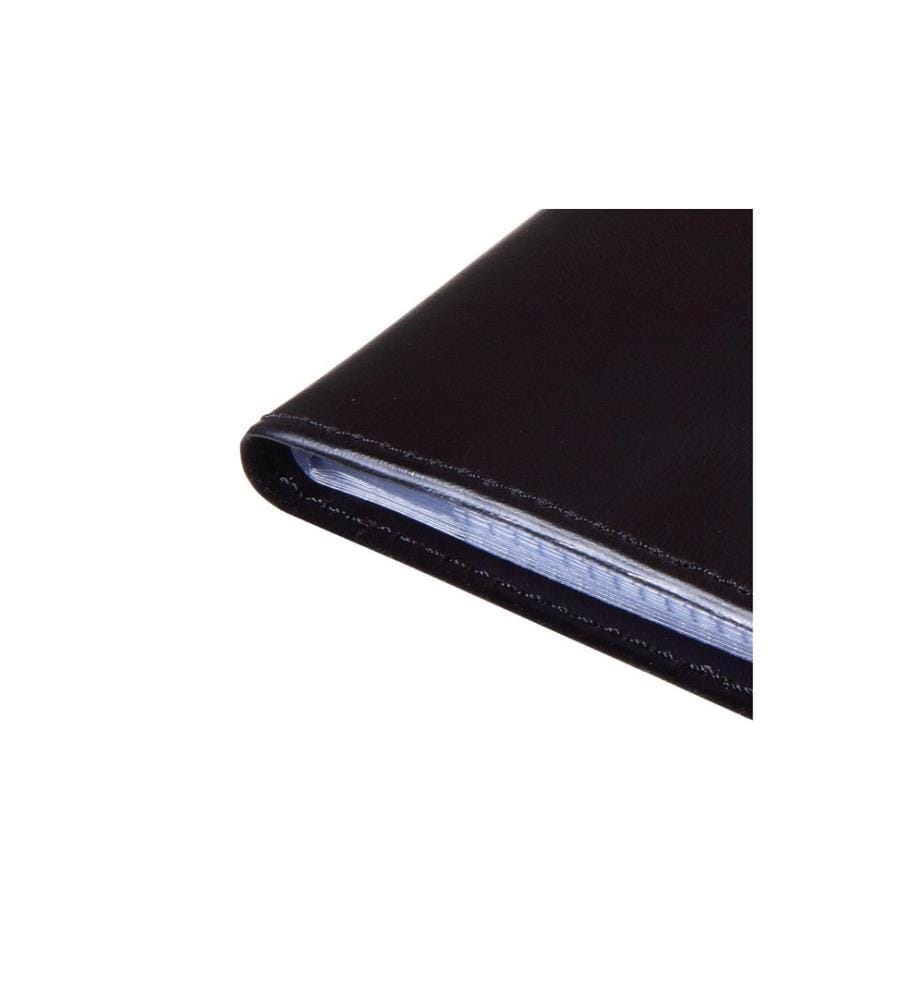 SIGEL - Classeur de cartes de visite 12.2 x 24.8 x 1.2 cm, noir