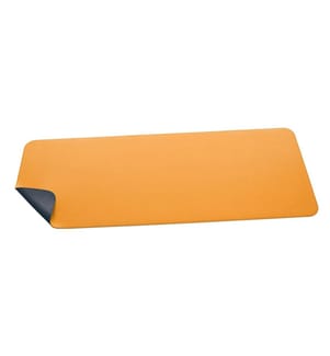 SIGEL - Sous-main Roulant 80 x 30 cm, jaune-gris
