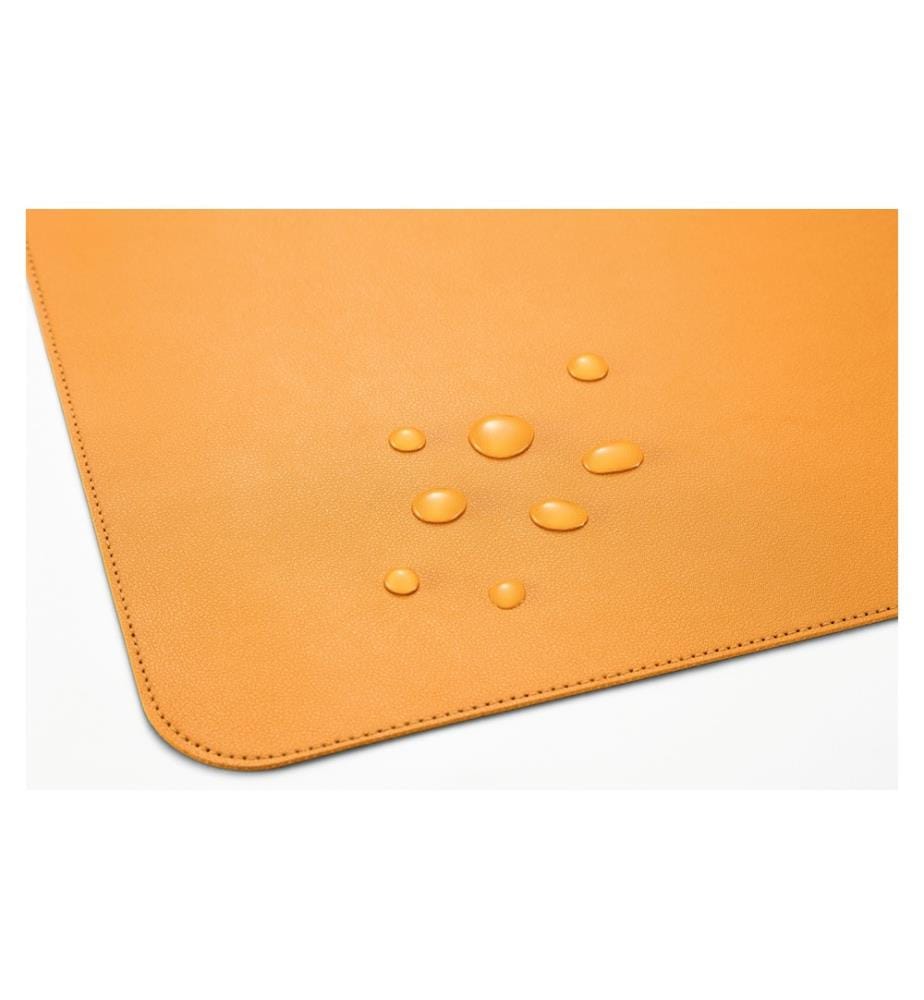 SIGEL - Sous-main Roulant 80 x 30 cm, jaune-gris