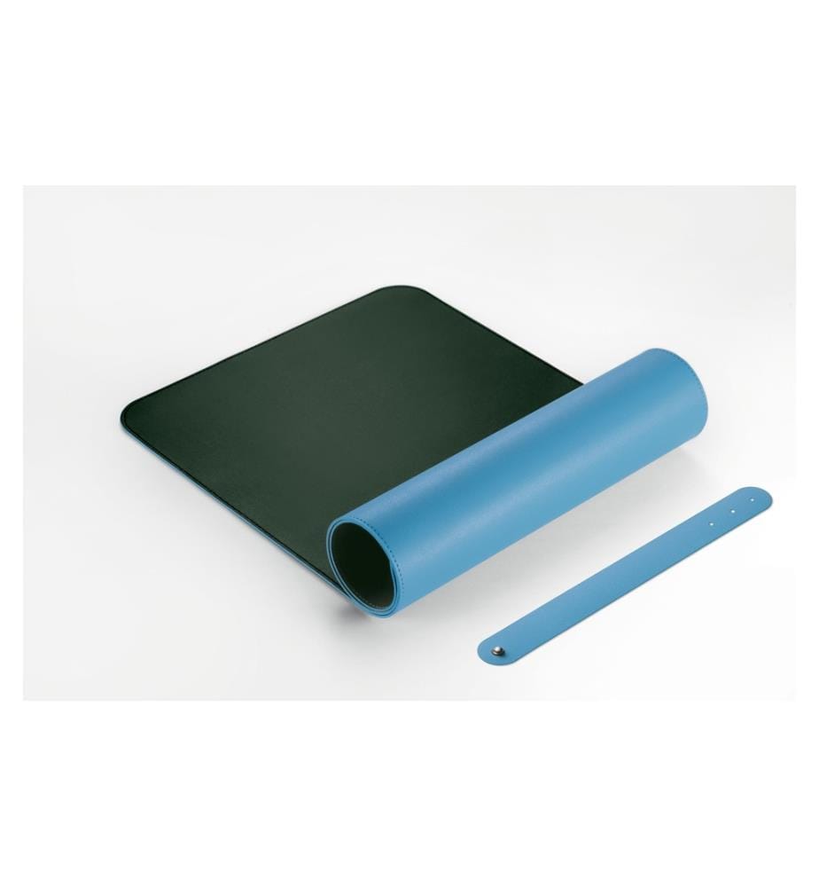 SIGEL - Sous-main Roulant 80 x 30 cm, bleu-vert