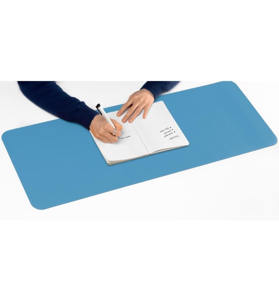 SIGEL - Sous-main Roulant 80 x 30 cm, bleu-vert