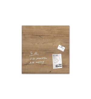 SIGEL - Tableau en verre magnétique Artverum 48 cm x 48 cm, Beige