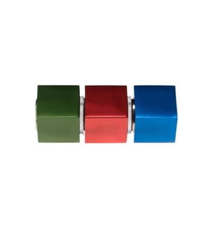 SIGEL - Haftmagnet SuperDym 3 x 11 mm Rot; Blau; Grün, 3 Stück