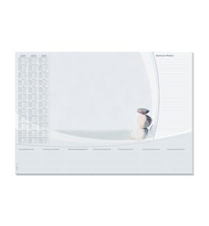 SIGEL - Sous-main Harmony, 410 x 595 mm avec calendrier et planificateur