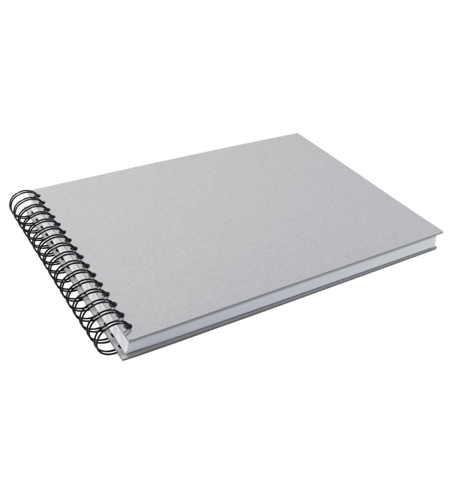 SIGEL - Carnet de notes A4, Différentes linéatures, Gris
