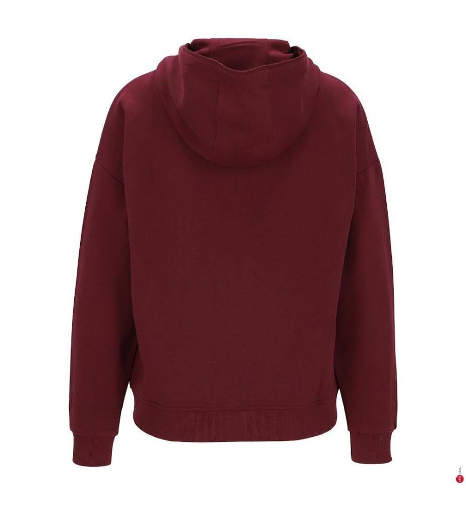 Sweat Polaire À Capuche Zippé - Bordeau