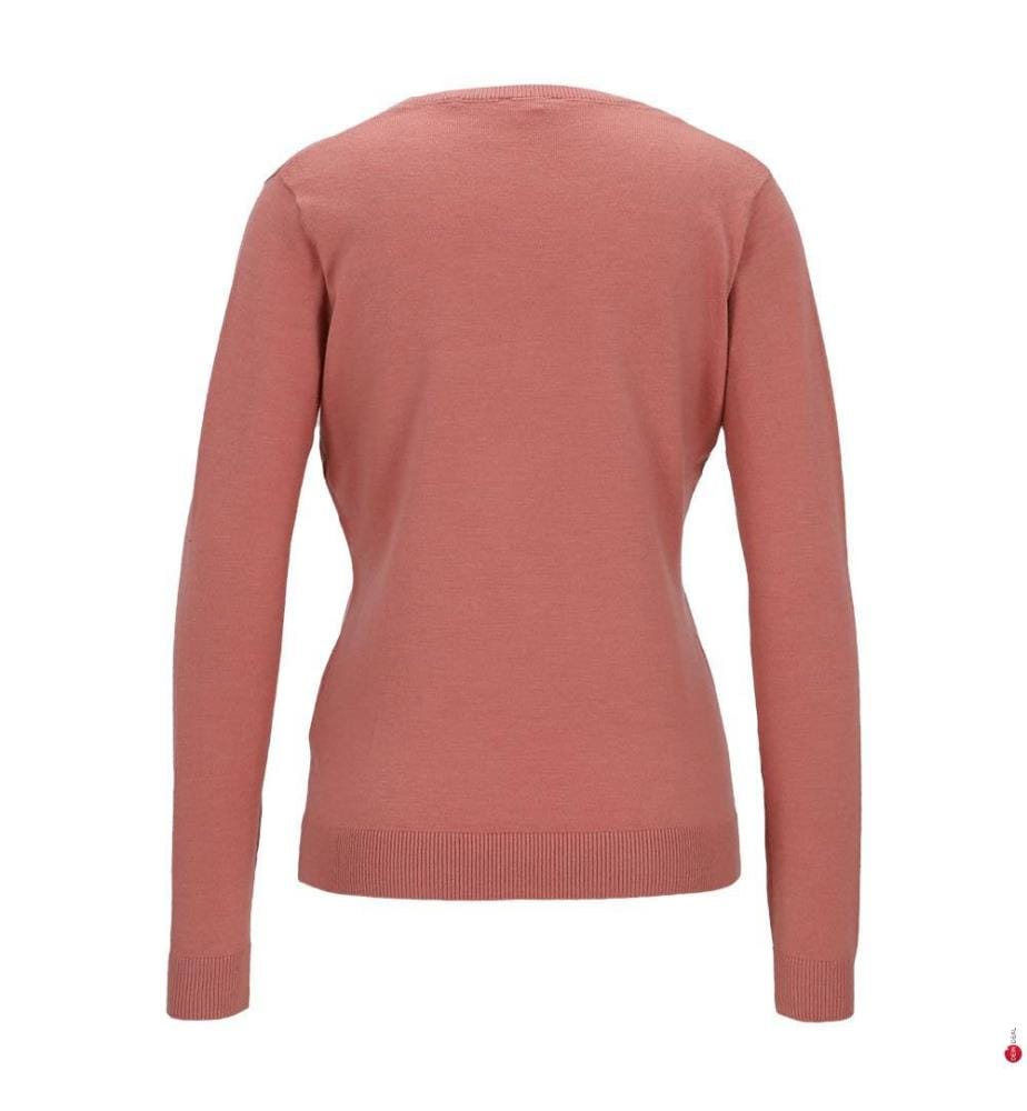 V-Neck Sweater - Pink