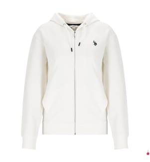 Sweat-shirt à capuche en coton - Blanc
