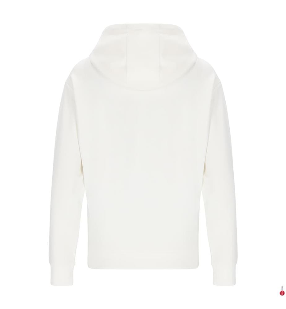Sweat-shirt à capuche en coton - Blanc