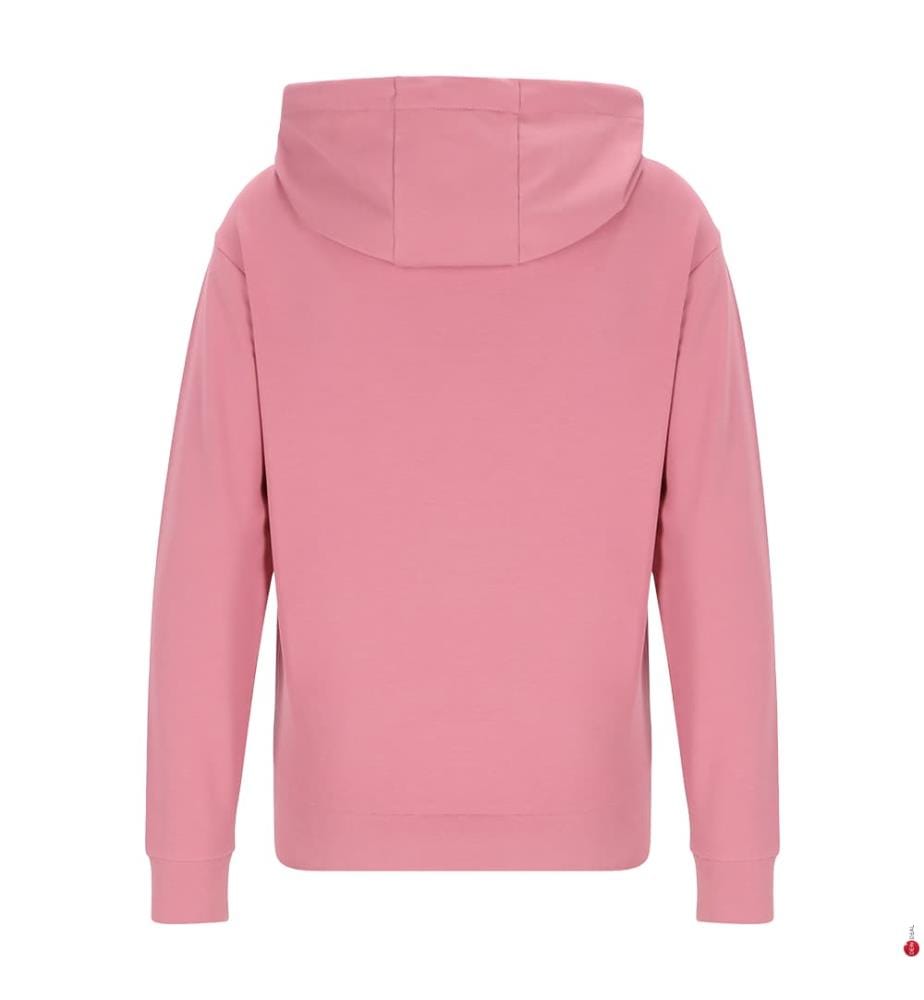 Sweat-shirt à capuche en coton - Rose