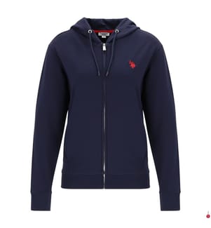 Sweat-shirt à capuche en coton - Bleu marine