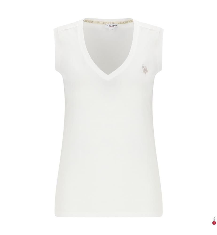 T-shirt sans manches en coton - Blanc