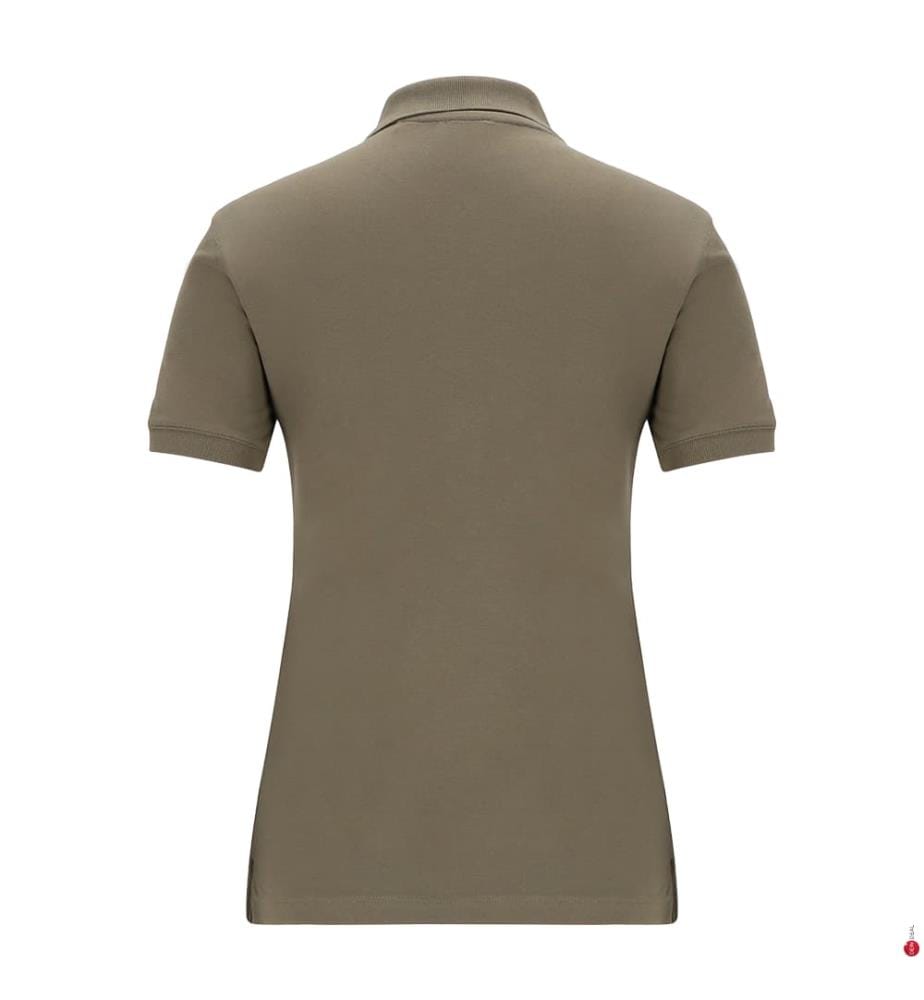 Polo en coton stretch micro-piqué - Vert Forêt