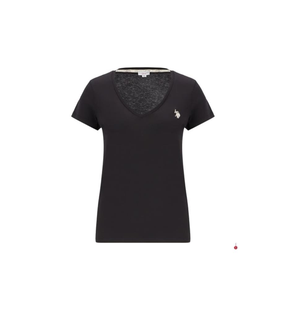 Kurzarm-T-Shirt – Schwarz